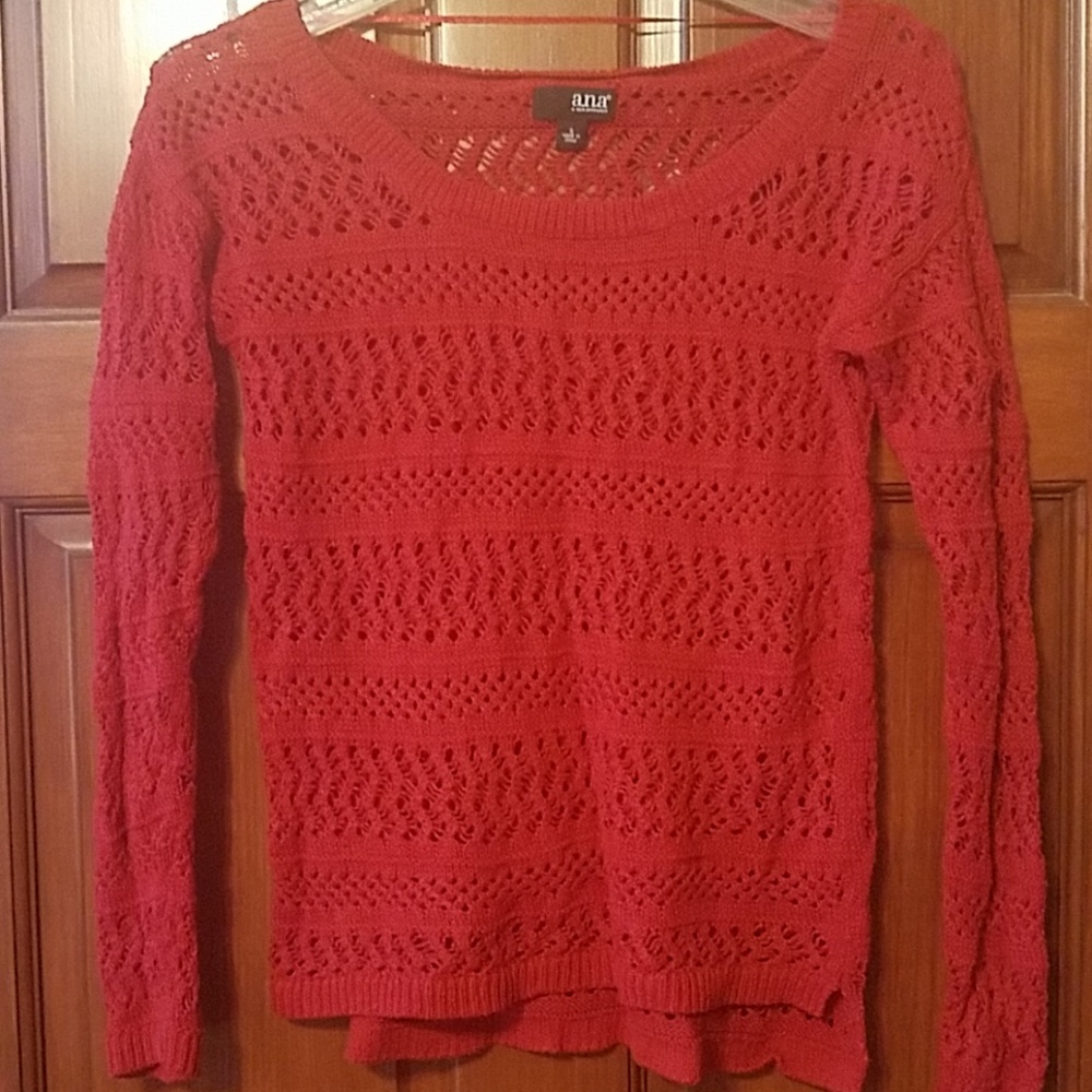 Red Knit Sweater